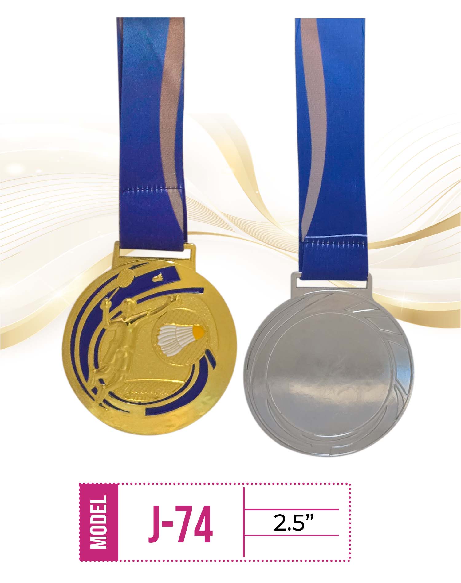 Metal Medals J74